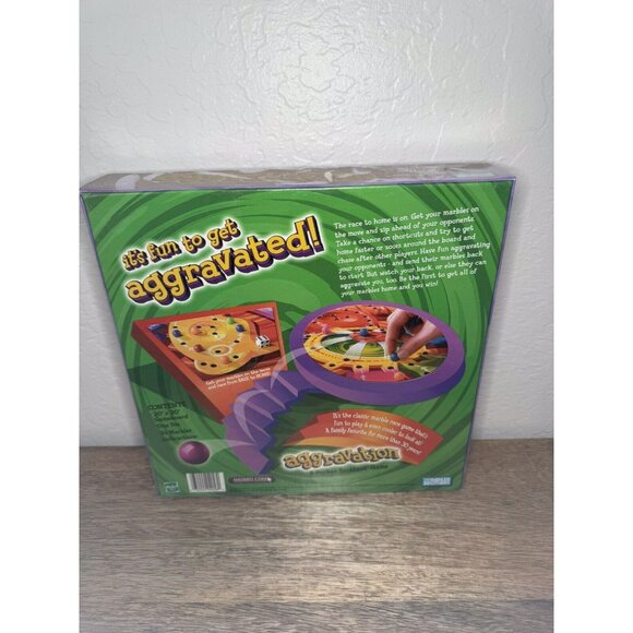 Aggravation Classic Marble Race Game... Only a Lot Cooler - Parker Brothers 2002 - Picture 2 of 2
